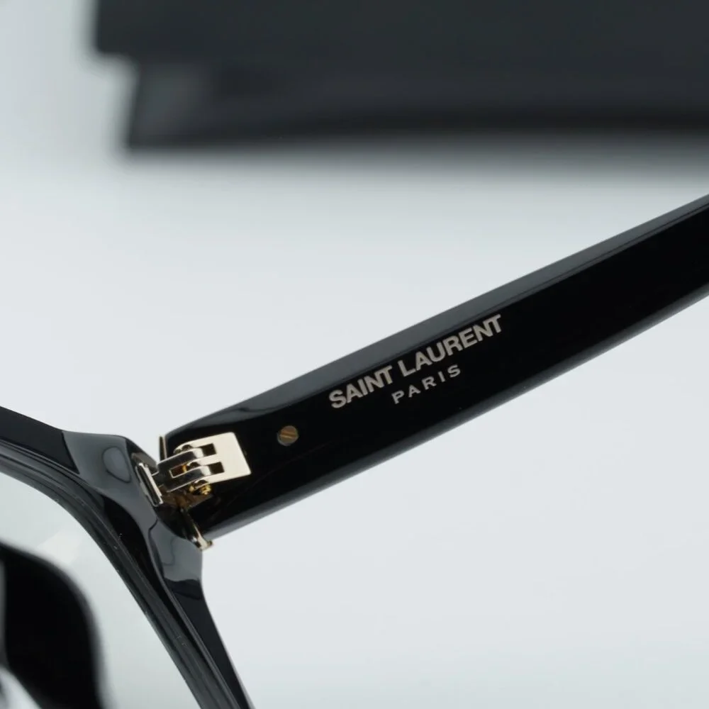 Saint Laurent SL M143 OPT 001 Square Eyeglasses – Black 51mm